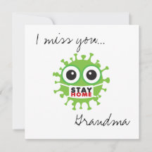 Jag saknar er mormor och stanna hemma Säkert