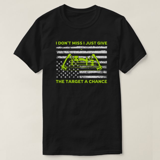 Jag saknar inte Ord i Archery T Shirt (Design framsida)