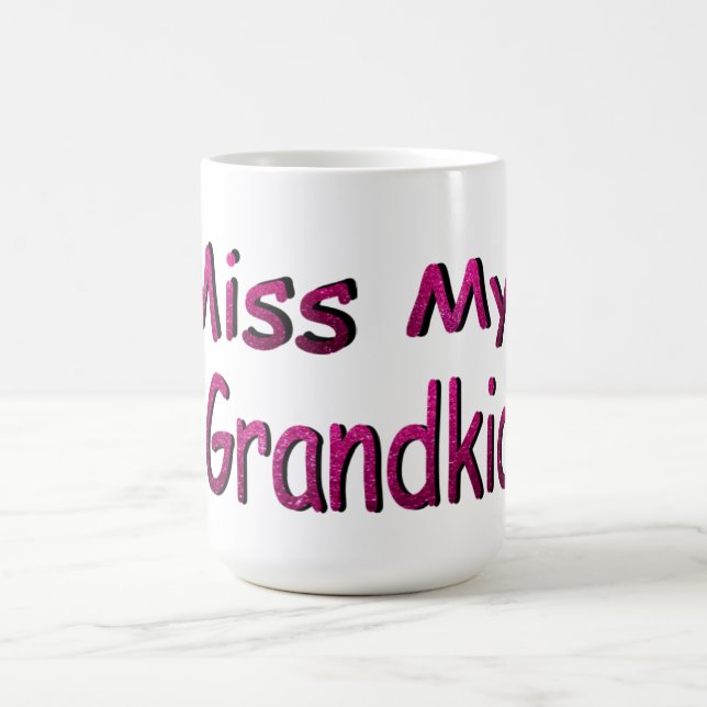 Jag saknar min Barnbarn Kaffemugg (Center)