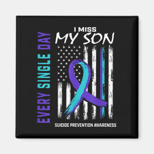 Jag saknar min son Suicide Awareness Prevention Am Magnet