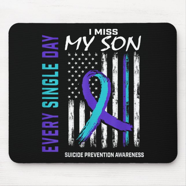 Jag saknar min son Suicide Awareness Prevention Am Musmatta (Framsidan)