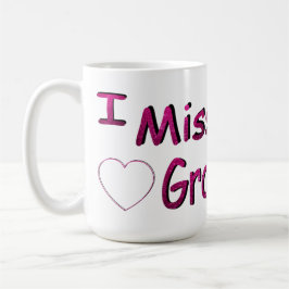 jag saknar mina barnbarn kaffemugg