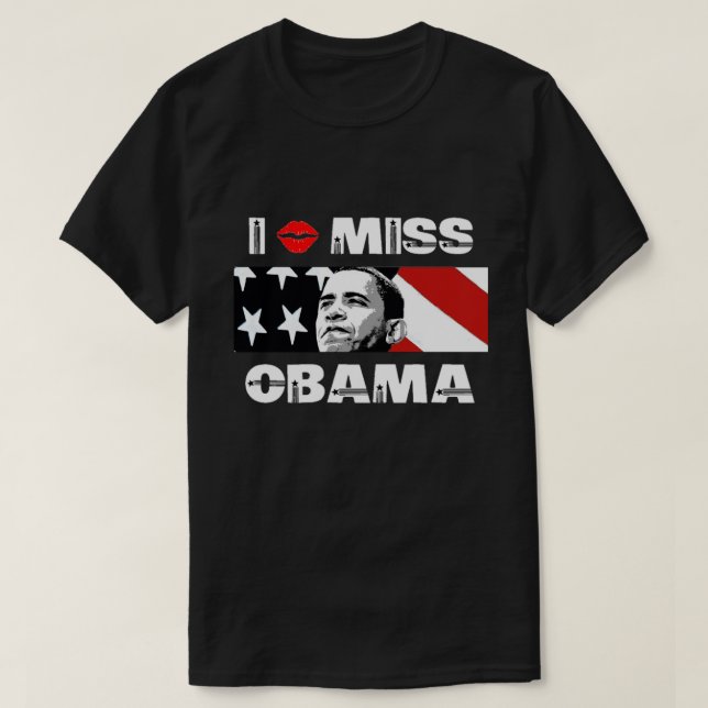 Jag saknar Obama T-Shirt (Design framsida)