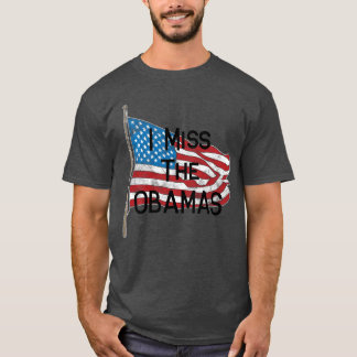 Jag saknar Obamas flagga långärmad T Shirt