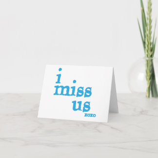 Jag saknar oss kort