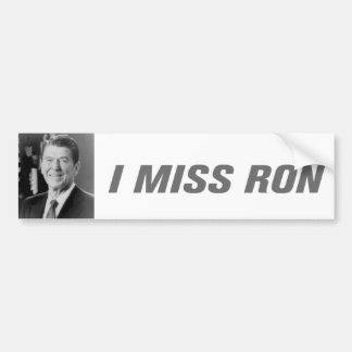 Jag saknar Ron Bumper Sticker Bildekal