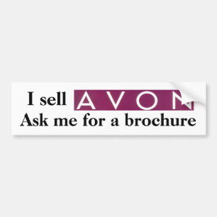 Jag säljer Avon Bildekal