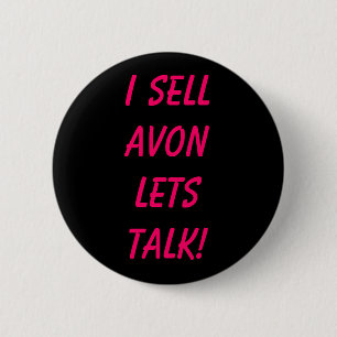 Jag säljer AVON låter samtal! Knapp