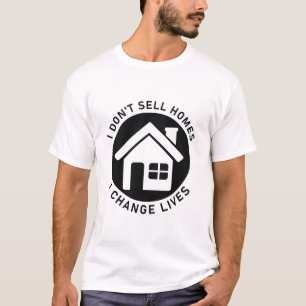 Jag säljer inte hem jag byter liv i Gods T Shirt
