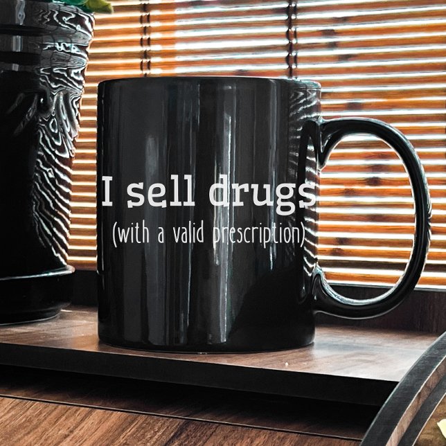 Jag säljer narkotika | Farmaceut | Nurse Grad Kaffemugg (Skapare uppladdad)