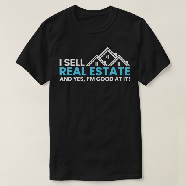 Jag säljer Real Gods Realtor Novelty T Shirt (Design framsida)