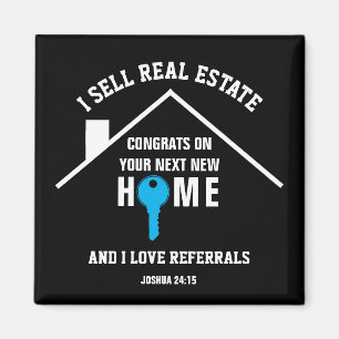 JAG SÄLJER REALAL GODS Kärlek Referrors REALTOR Magnet