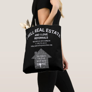 Jag säljer realtor Silver Realtor för realtor i Go Tygkasse