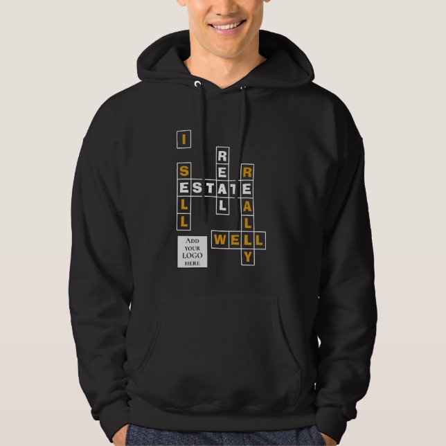 JAG SÄLL VERKLIGEN WELL | Real Gods LOGOTYP Hoodie (Framsida)