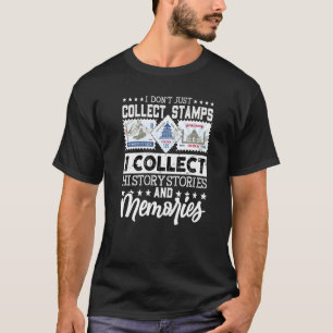 Jag samlar historiens posterfilat Frimärke T Shirt
