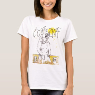 JAG SAMTYCKER INTE Hind ben för mammabjörnen T Shirt