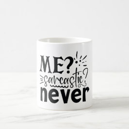 Jag Sarcastic Aldrig Kaffemugg