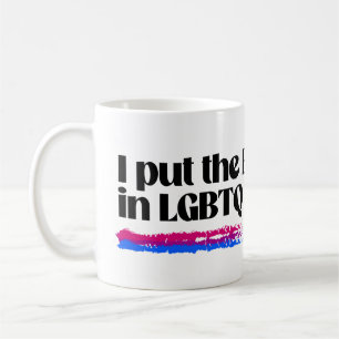 Jag satte B:et i LGBTQ Kaffemugg