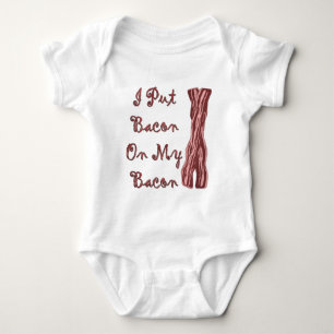 Jag satte bacon på min bacon t-shirt