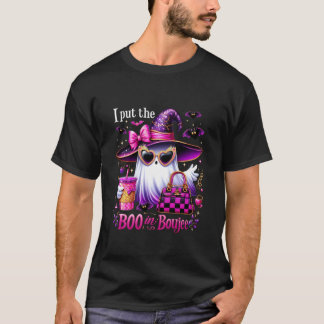 Jag satte Boo i Boujee God Halloween Söt Spöke T Shirt