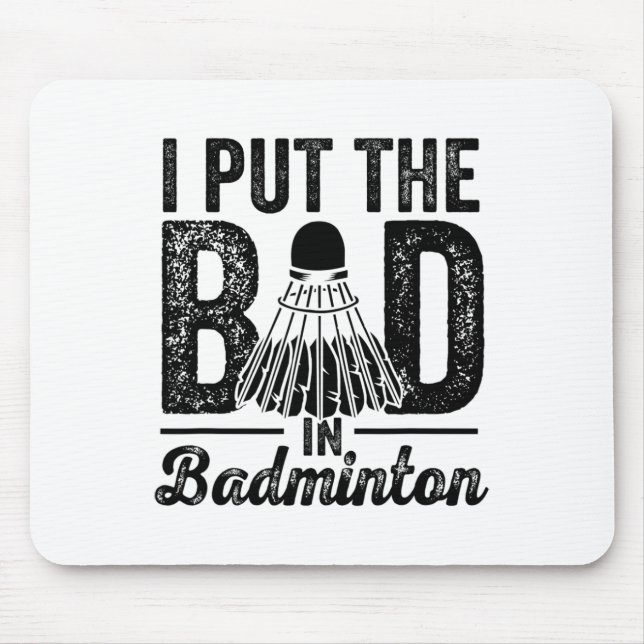 Jag satte den dåliga i Badminton-spelarskytteln Musmatta (Framsidan)