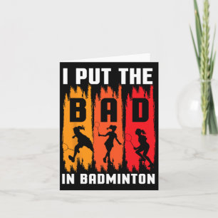 Jag satte den onda i Badminton i Shuttle I Badmint Kort