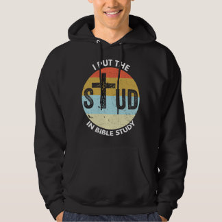 Jag satte eleven i bibelstudiet Roligt bibelstudie Hoodie