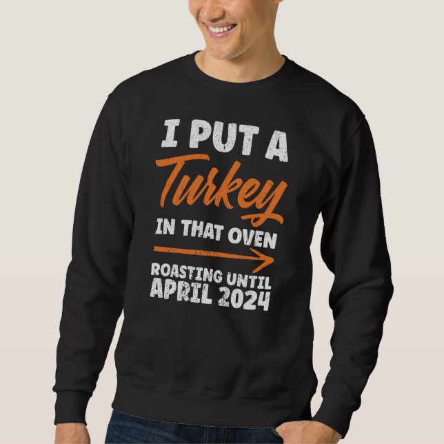 Jag satte ett Turkiet i den Thanksgivingen från 20 Lång Ärmad Tröja (Framsida)