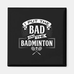 Jag satte fel i badminton-spelarknappar magnet
