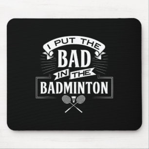 Jag satte fel i badminton-spelarknappar musmatta