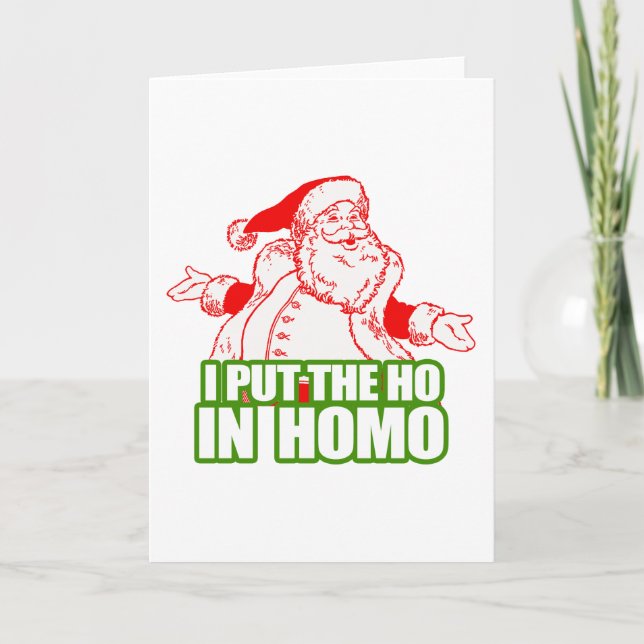 JAG SATTE HO I HOMOEN - .PNG HELGKORT (Framsida)