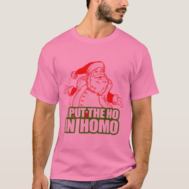 JAG SATTE HO I HOMOEN - .PNG TEE SHIRT (Framsida)