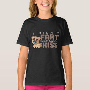 Jag satte inte min knut på att du var en kiss-fun t shirt