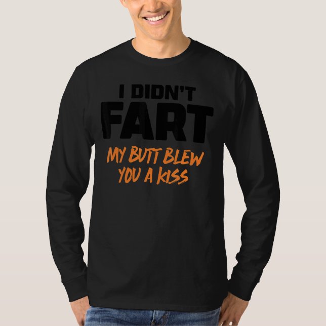Jag satte inte min knut på dig en kiss 5 t shirt (Framsida)