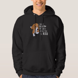 Jag satte inte min knut på dig en kiss Cute Beagle Hoodie