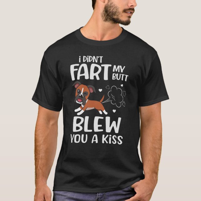 Jag satte inte min knut på dig Rolig hund T Shirt (Framsida)