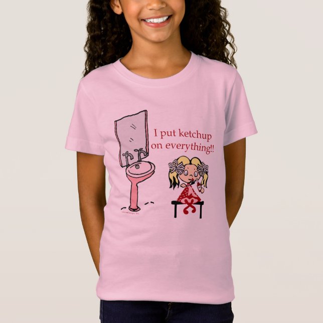 Jag satte Ketchup på allt! T Shirt (Framsida)