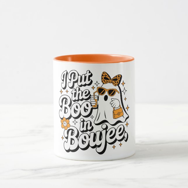 Jag Sätter Boo i Boujee Halloween Mugg (Center)