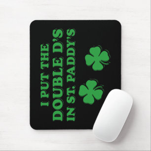 Jag sätter Dubbla D:s i St. Paddy's Day-underbart Musmatta