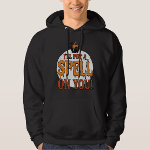 Jag Sätter en Förbannelse på Dig Halloween Kittel Hoodie