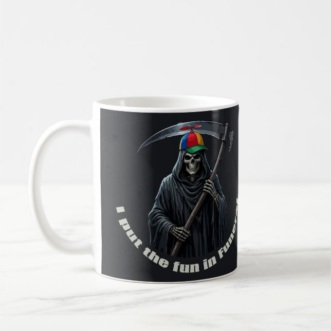 Jag Sätter Glansen på Begravningen Kaffemugg (Vänster)