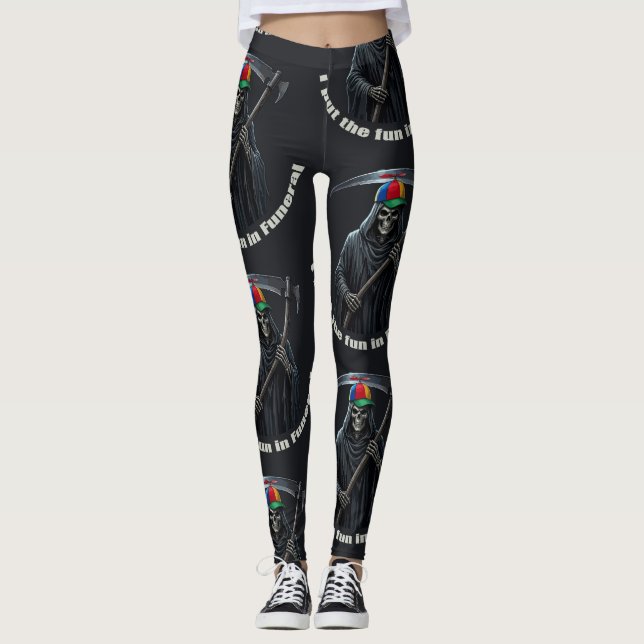 Jag Sätter Glansen på Begravningen Leggings (Framsida)