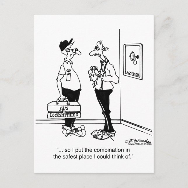 Jag sätter in kombinationen i det Säkra Vykort (Framsida)