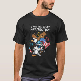 Jag Sätter Ismen i Patriotism Atletisk Örn T Shirt