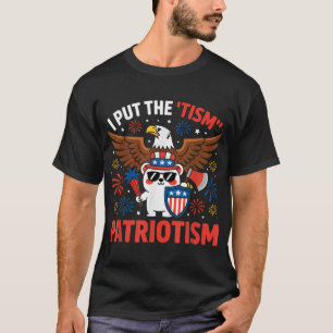 Jag Sätter Ismen I Patriotism Atletisk Örn T Shirt