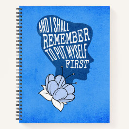 Jag sätter min första anteckningsbok