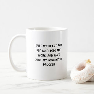 Jag sätter mitt hjärta och min sjungande citattkaf kaffemugg