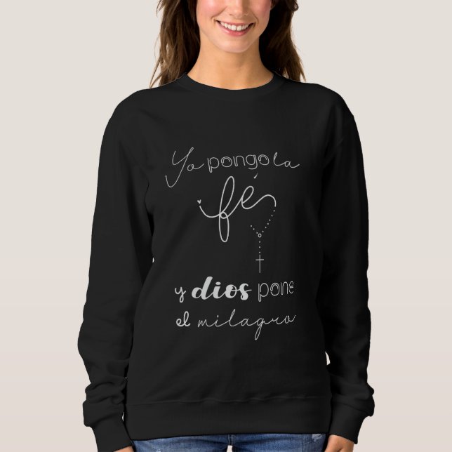 Jag sätter tron Gud sätter miraklet T Shirt (Framsida)