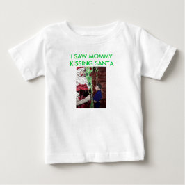 JAG SAW MAMMA KISSING SANTA-barnskjorta Tröja