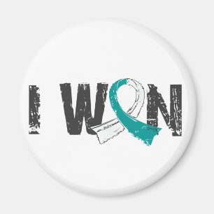 Jag segrade Cervical cancer Magnet